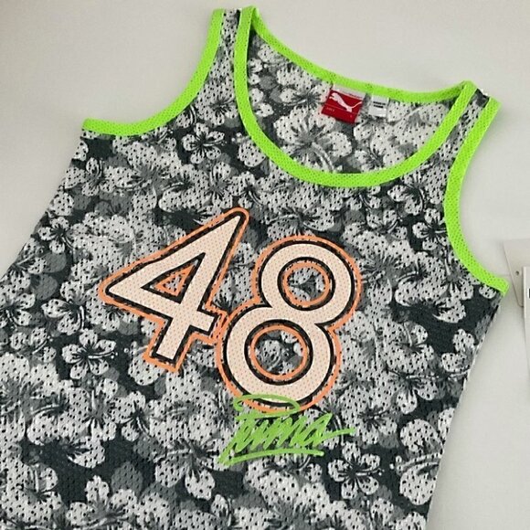 PUMA Kids Mesh Tank Top NWT - Picture 3 of 4